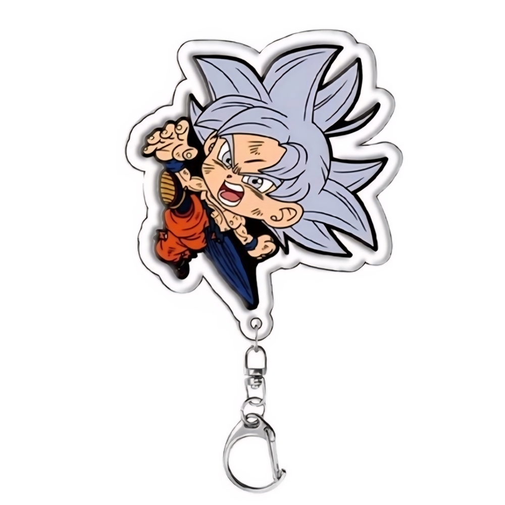 Dragon Ball Super Ultra Instinct Goku Pinched Keychain